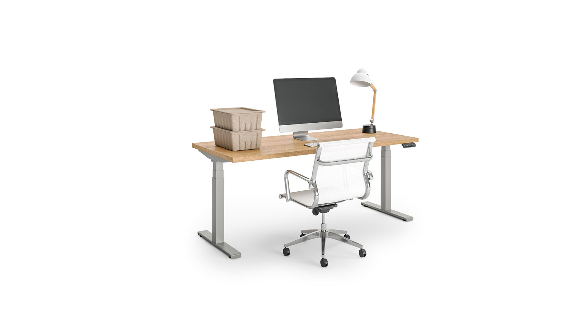 Height-adjustable desk