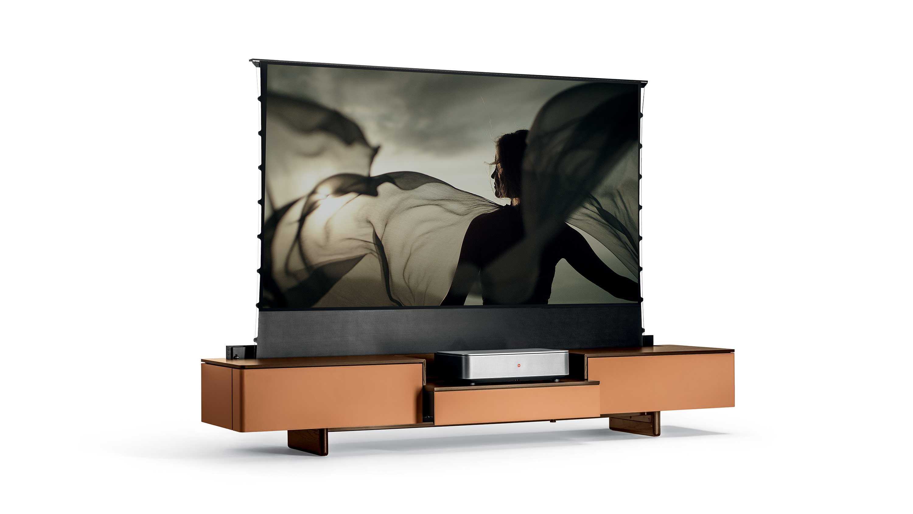 Poltrona Frau x Leica | Fidelio multimedia cabinet