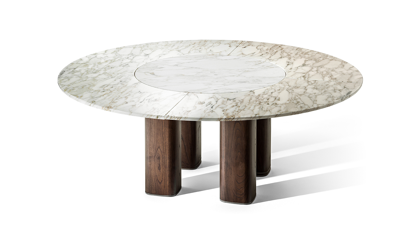 Jane | Round table with Lazy Susan