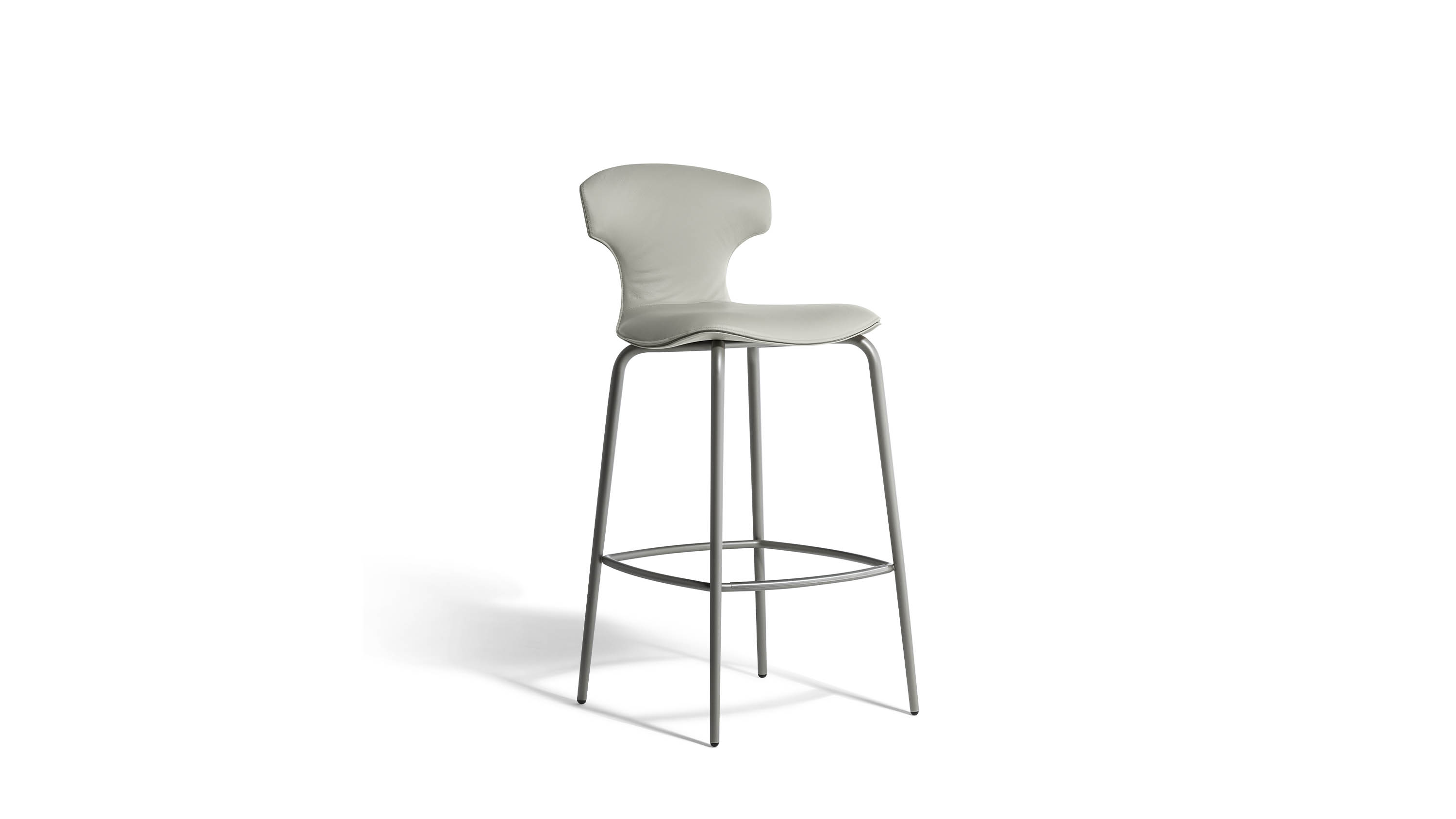 Montera Mas | Stool with metal base