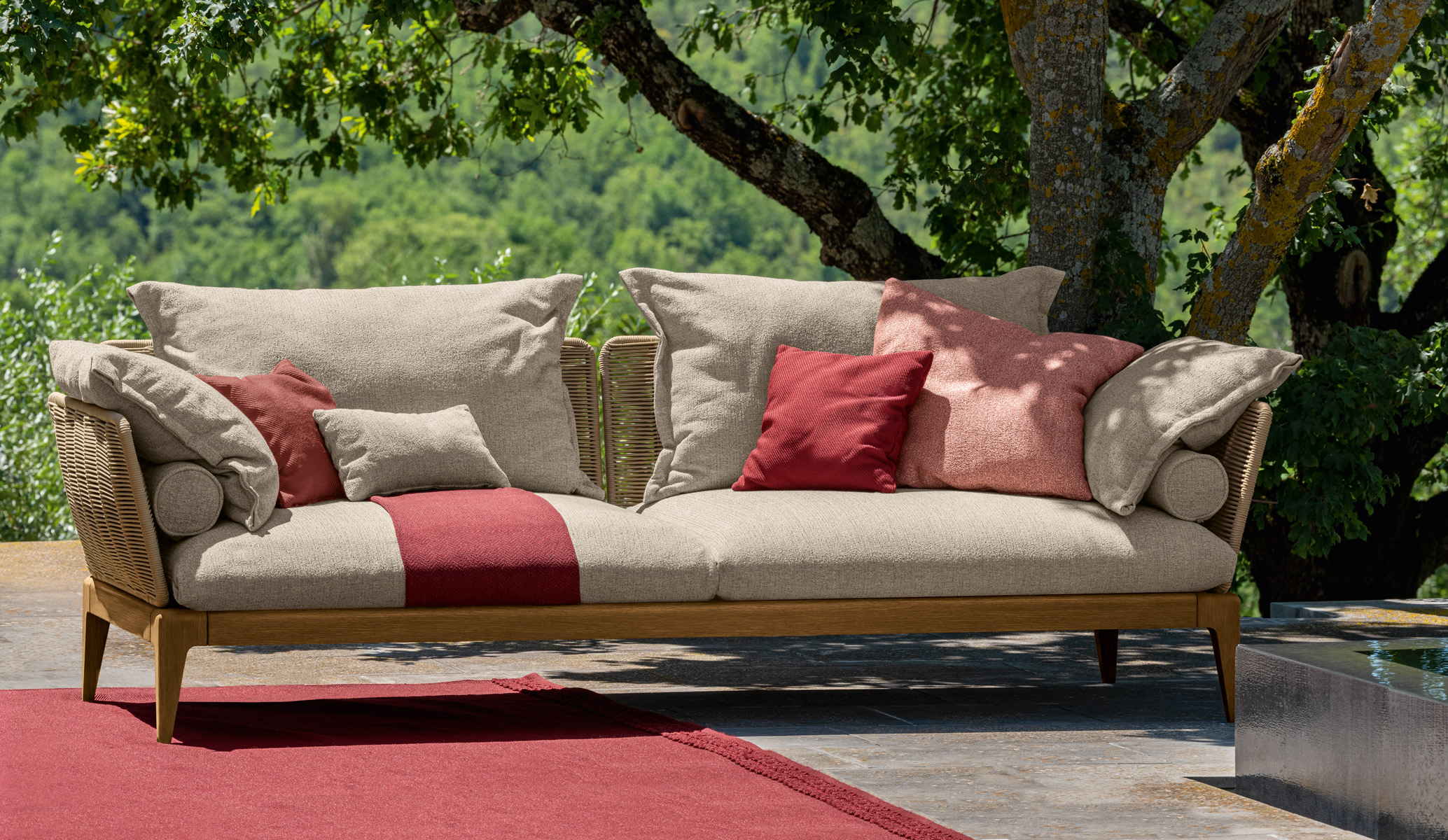 Cruise Teak Диван 3-местный